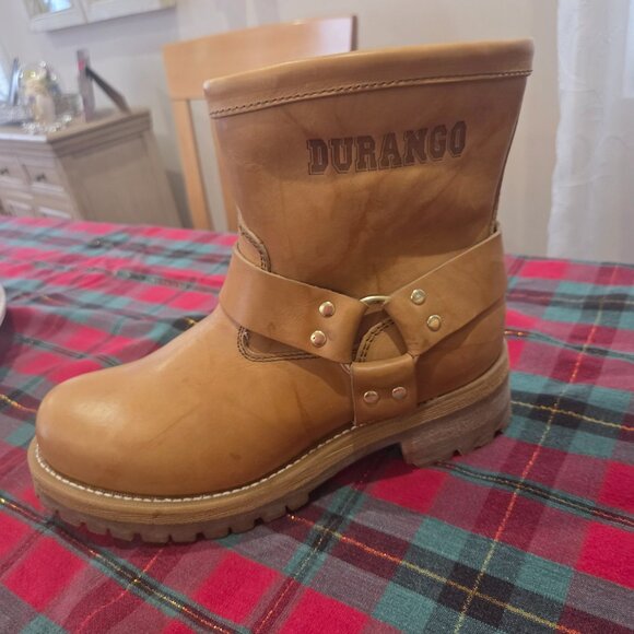 Durango Harness Tan High Soles Boots - Picture 7 of 8
